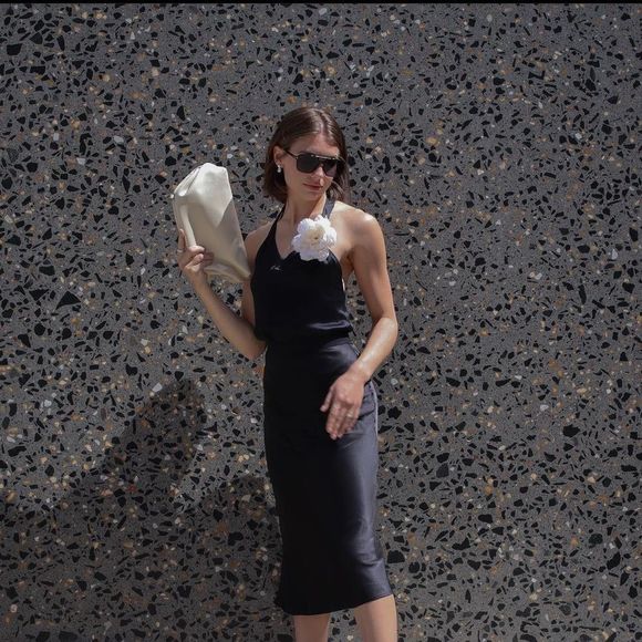 Rails Satin Halter Top Tank - Picture 1 of 6